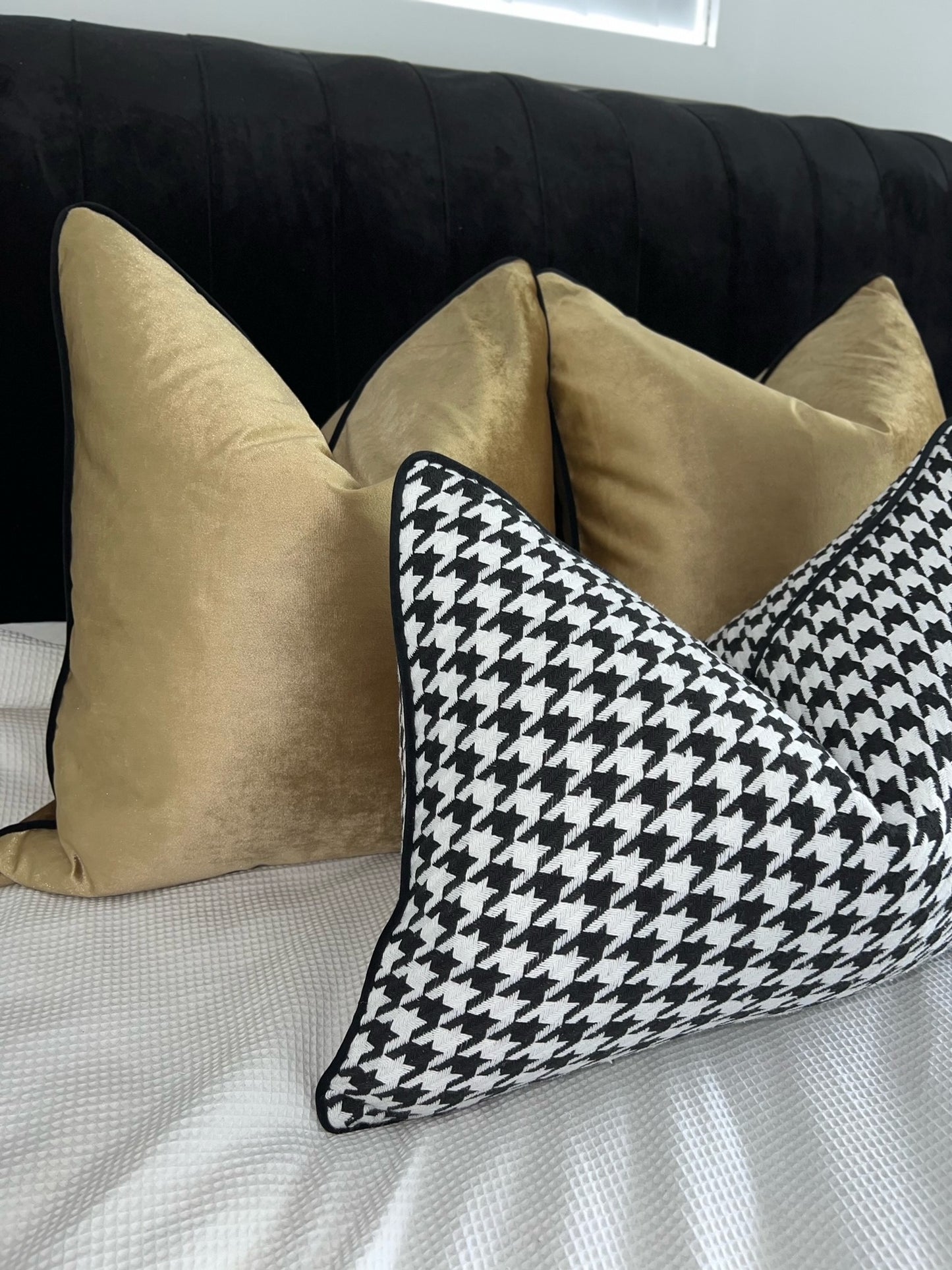 Shimmer Gold Cushion Cover