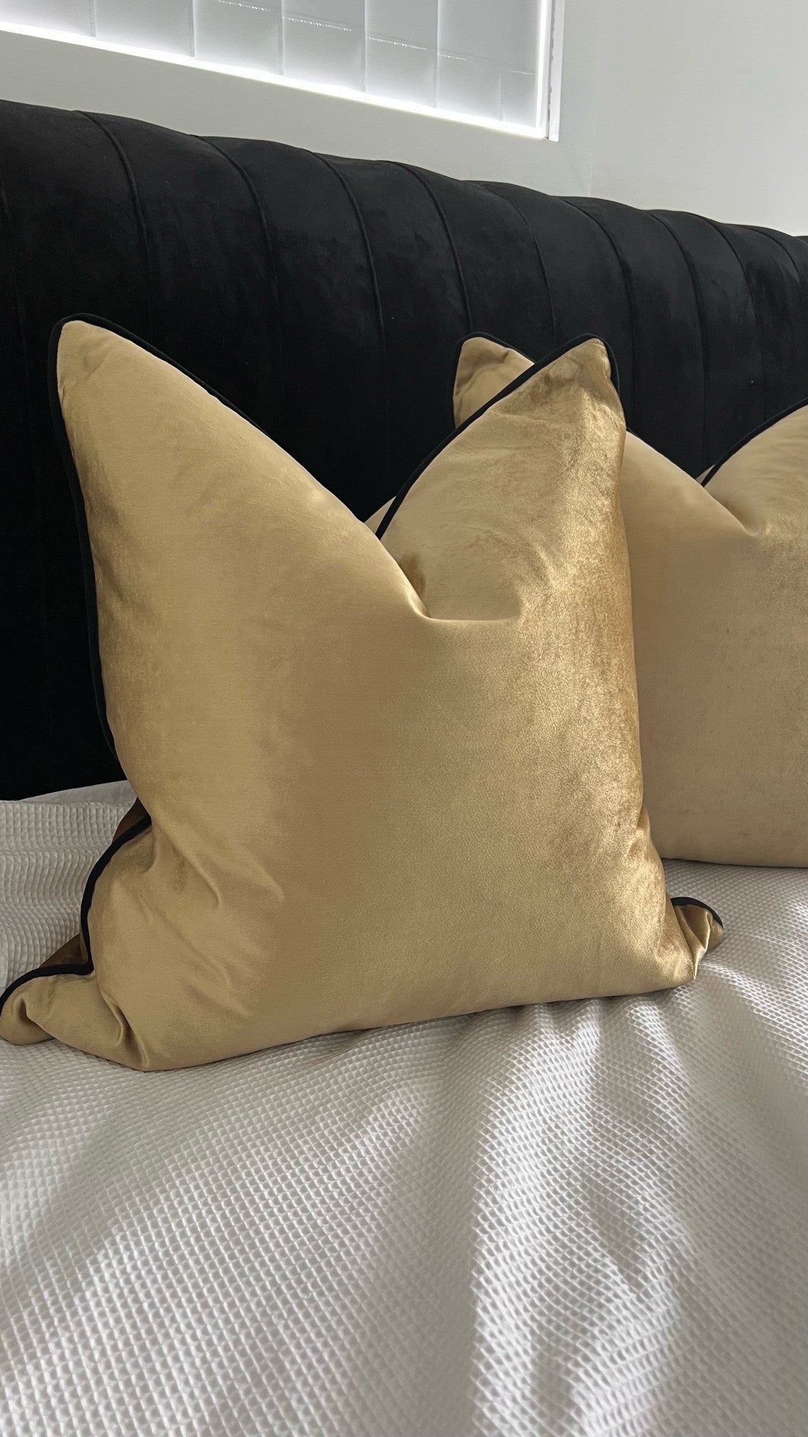 Shimmer Gold Cushion Cover