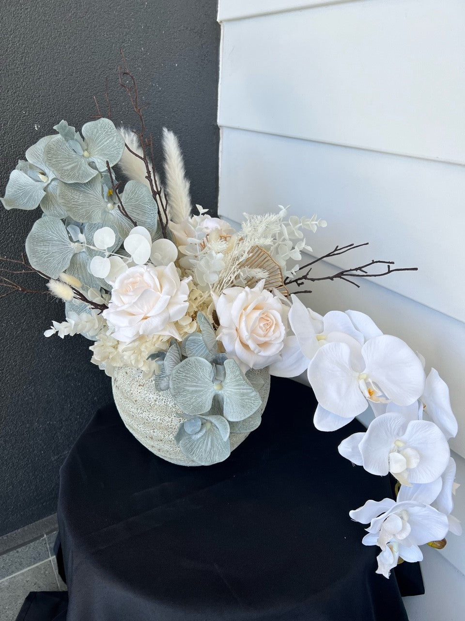 Neutral Mint Floral Arrangement